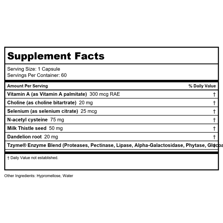 Bioclinic Naturals Sereni-Pro Adrenal Support 90 Vcaps - Supplement Facts panel