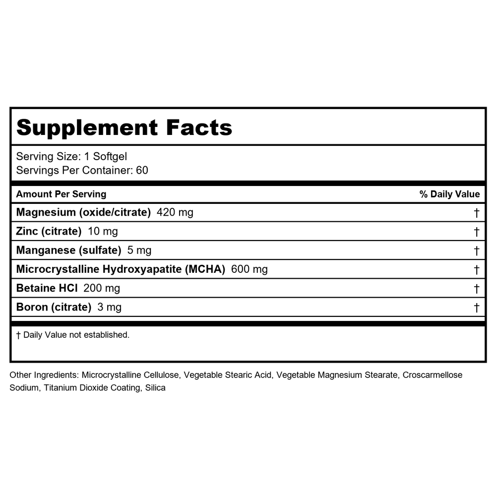 Biospec Nutritionals Co-Q-Sol CF 100  60 Softgels - Supplement Facts panel