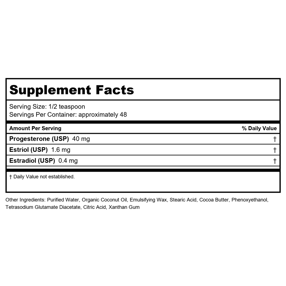 Bezwecken OstaDerm-V 2oz - Supplement Facts panel