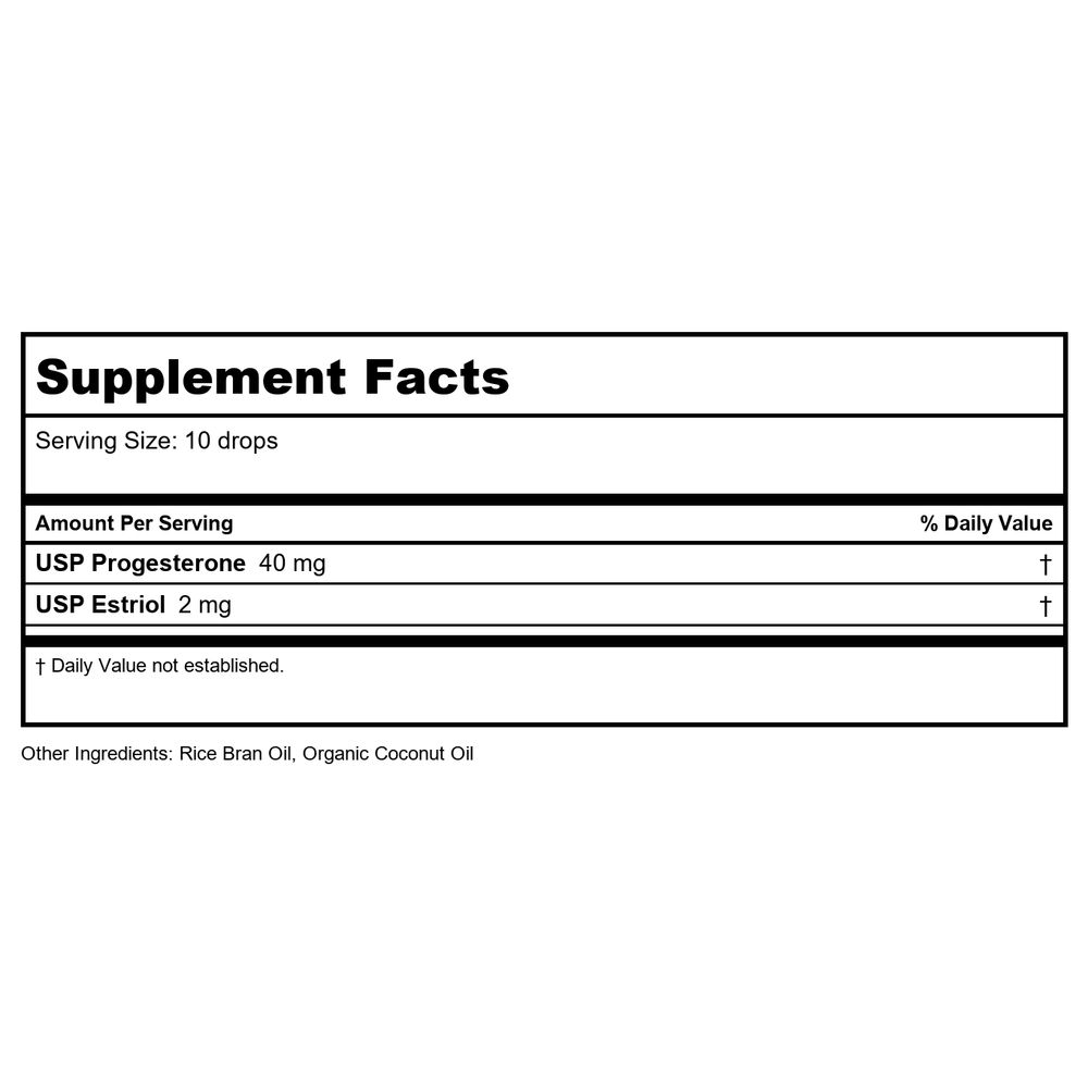 Bezwecken OstaB3-l 4x Tropical Oil Blend 10ml - Supplement Facts panel