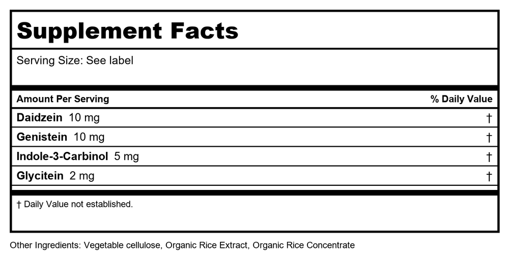 D'Adamo Aromastat 60 Vcaps - Supplement Facts panel