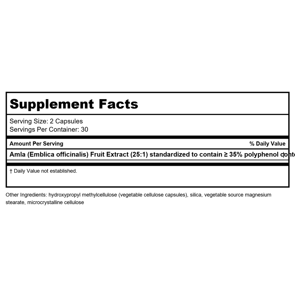 EuroMedica Healthy Cholesterol and Triglycerides 60 Capsules - Supplement Facts panel