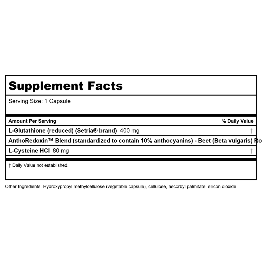 Integrative Therapeutics Recancostat Powder - Supplement Facts panel