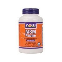Now Foods MSM Powder 8 Ounce - 2125 - Supplement Facts panel