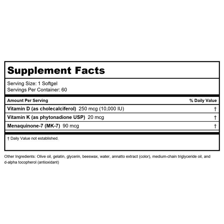 Now Foods Vitamin A 10,000 IU 100 Softgels - 0330 - Supplement Facts panel