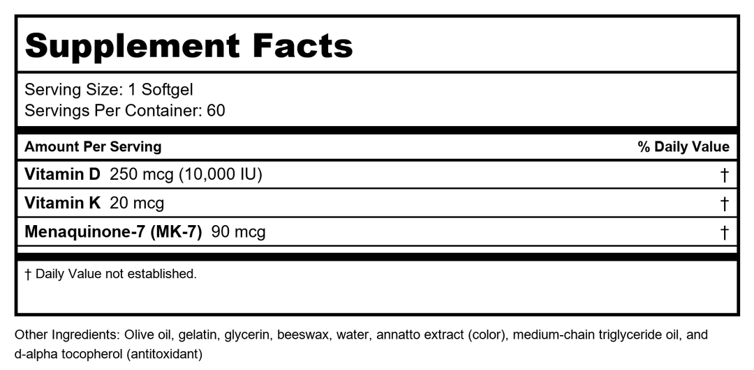 Now Foods Vitamin A 25,000 IU 100 Softgels - 0340 - Supplement Facts panel
