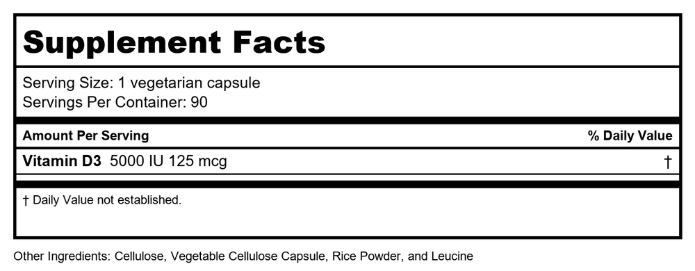 Vital Nutrients Osteo-Nutrients II With Vitamin K2-7 240 Capsules - Supplement Facts panel