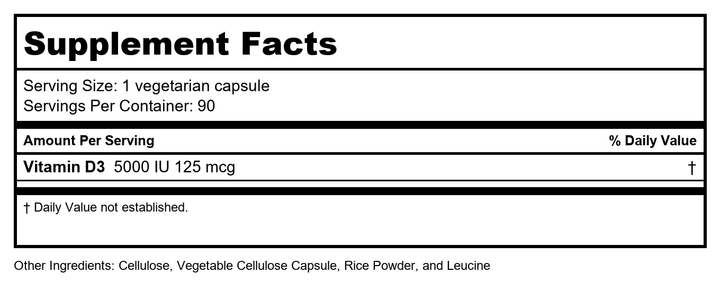 Vital Nutrients Osteo-Nutrients II With Vitamin K2-7 240 Capsules - Supplement Facts panel