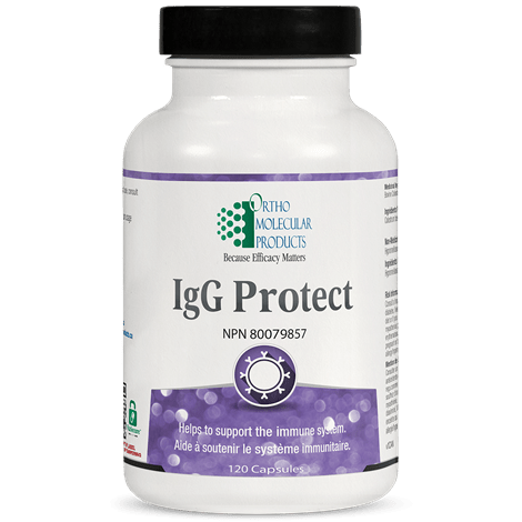 Ortho Molecular IgG Protect 120 Capsules - - Supplement Facts panel