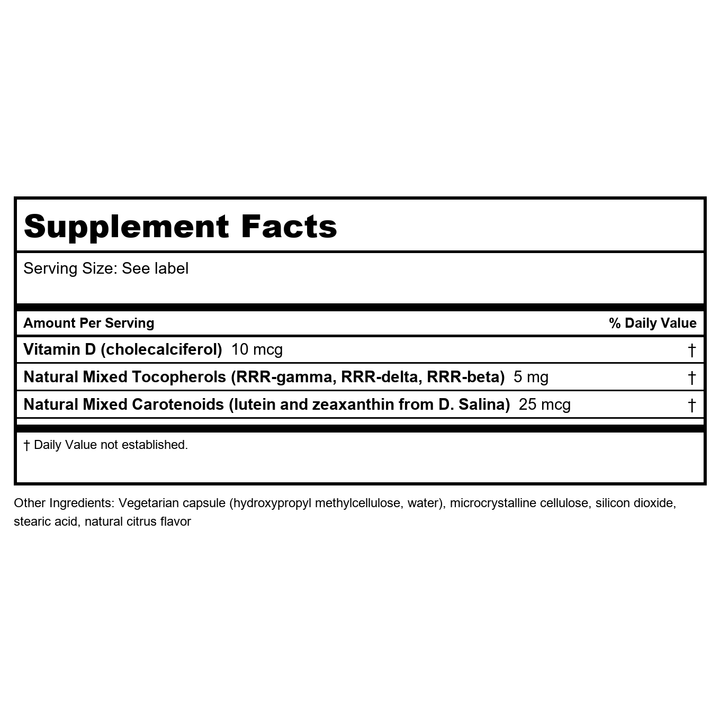 Klaire Labs Prenatal &amp; Nursing Formula 90 Capsules - Supplement Facts panel