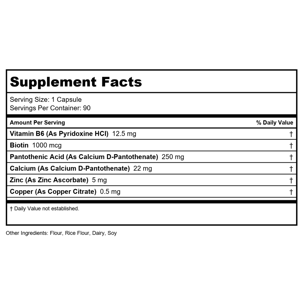 InterPlexus Adapt 90 Capsules - Supplement Facts panel