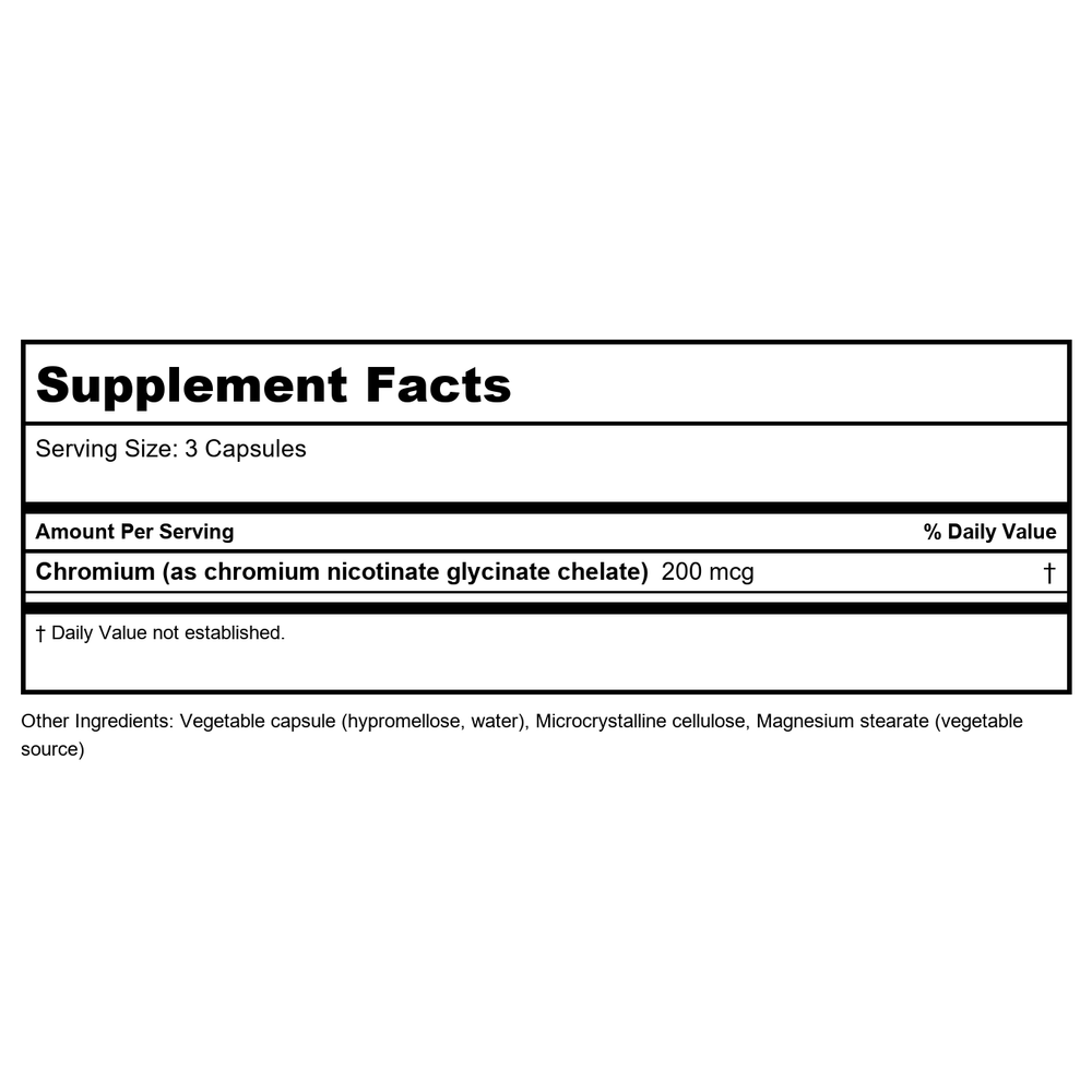 NeuroScience Daxitrol Essential 90 Capsules - Supplement Facts panel