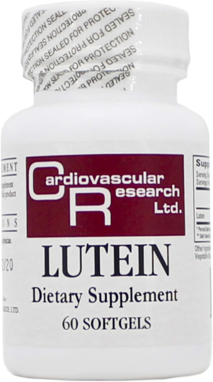 Cardiovascular Research Lutein 60 Softgels - Supplement Facts panel