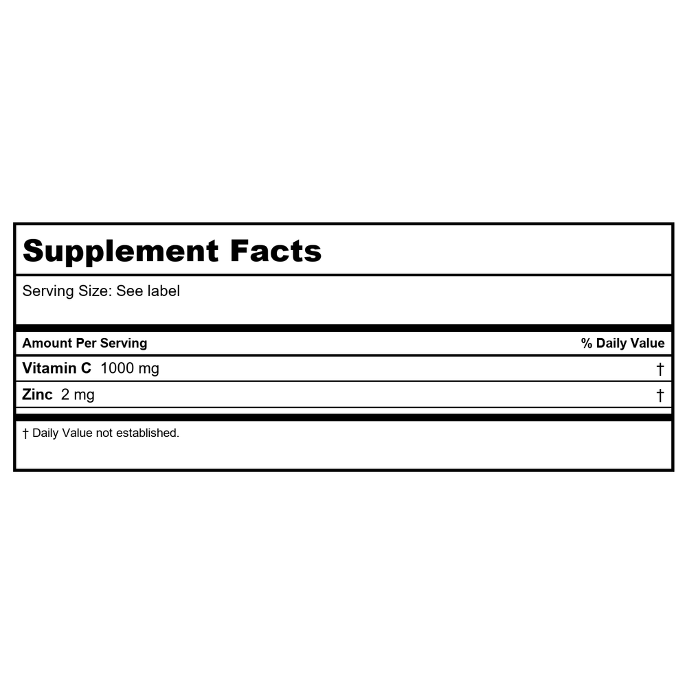 Dietary Supplement Emergen-C Cranberry Pomegranate - Supplement Facts panel