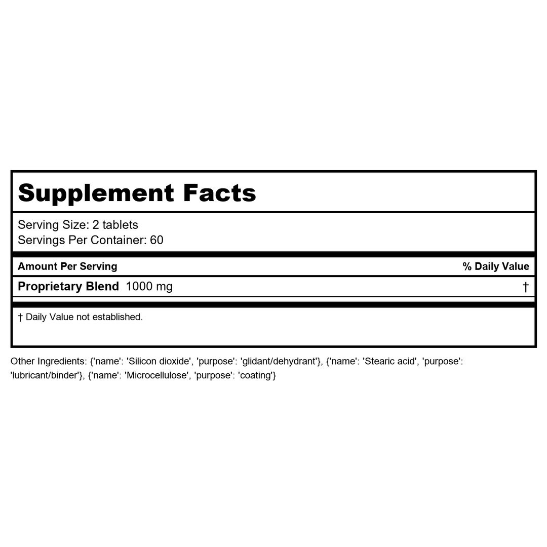 Kan Herb Traditionals Bright Eye Rehmannia 120 Tablets - Supplement Facts panel