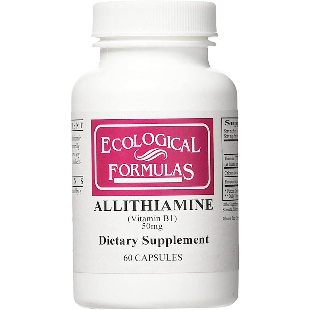 Ecologial Formulas Allithiamine 60 Capsules - Supplement Facts panel