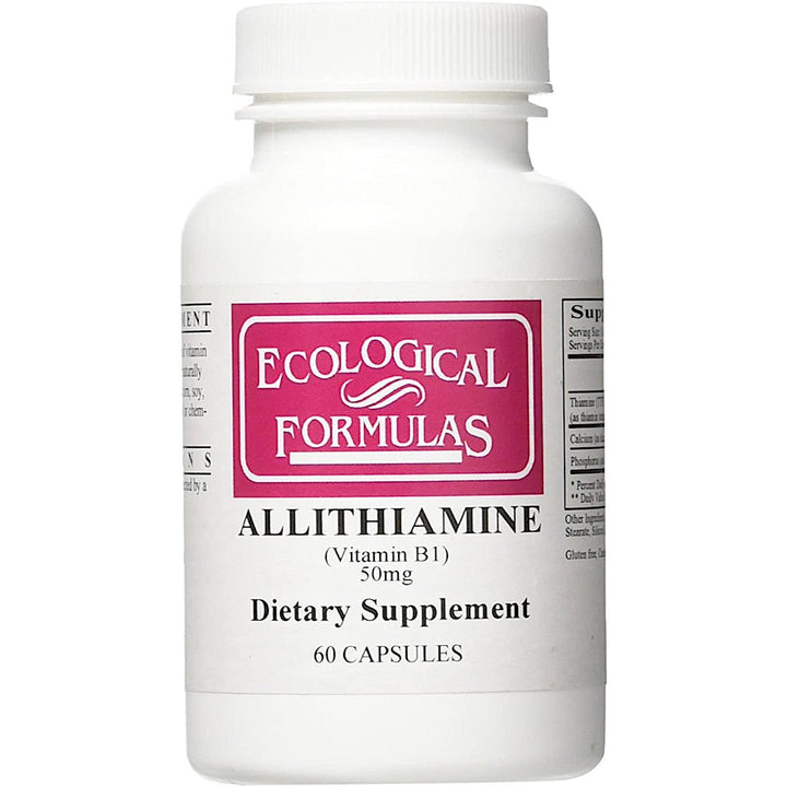 Ecologial Formulas Allithiamine 60 Capsules - Supplement Facts panel