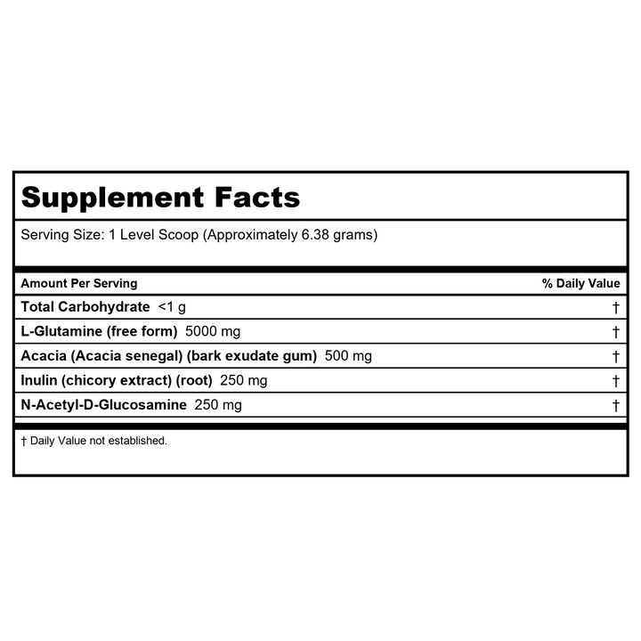 Klaire Labs Gastrothera Powder 13.51 oz - Supplement Facts panel