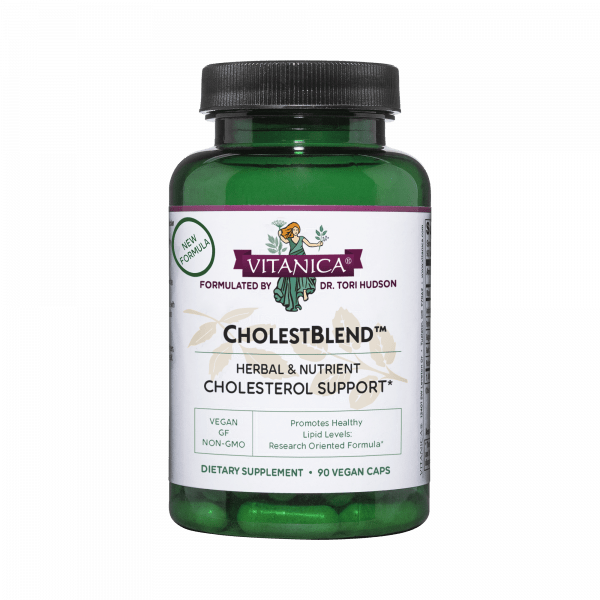 Vitanica Cholestblend 90 Vcaps - Supplement Facts panel