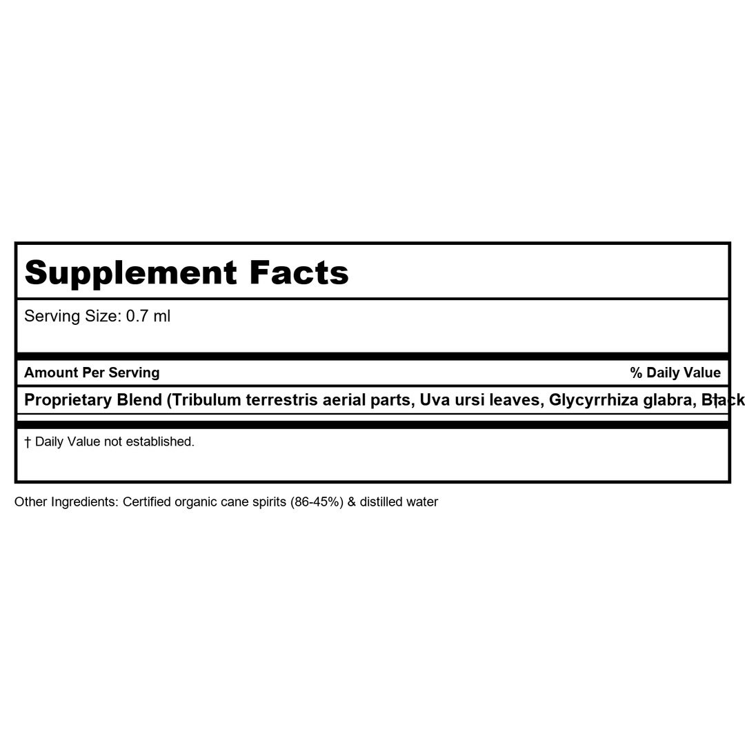 Herb Pharm Herbal Detox 1oz - Supplement Facts panel