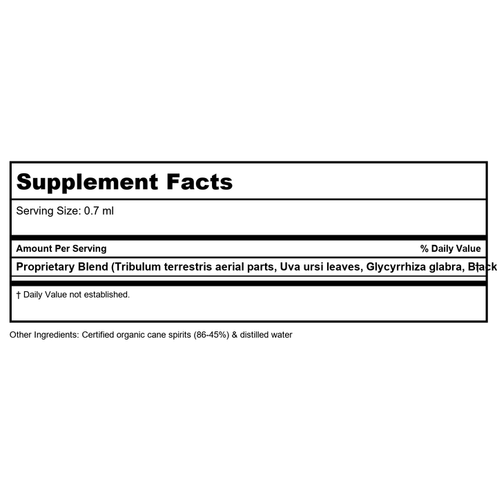 Herb Pharm Herbal Detox 1oz - Supplement Facts panel