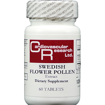 Ecological Formulas Swedish Flower Pollen 60 Tablets - Supplement Facts panel