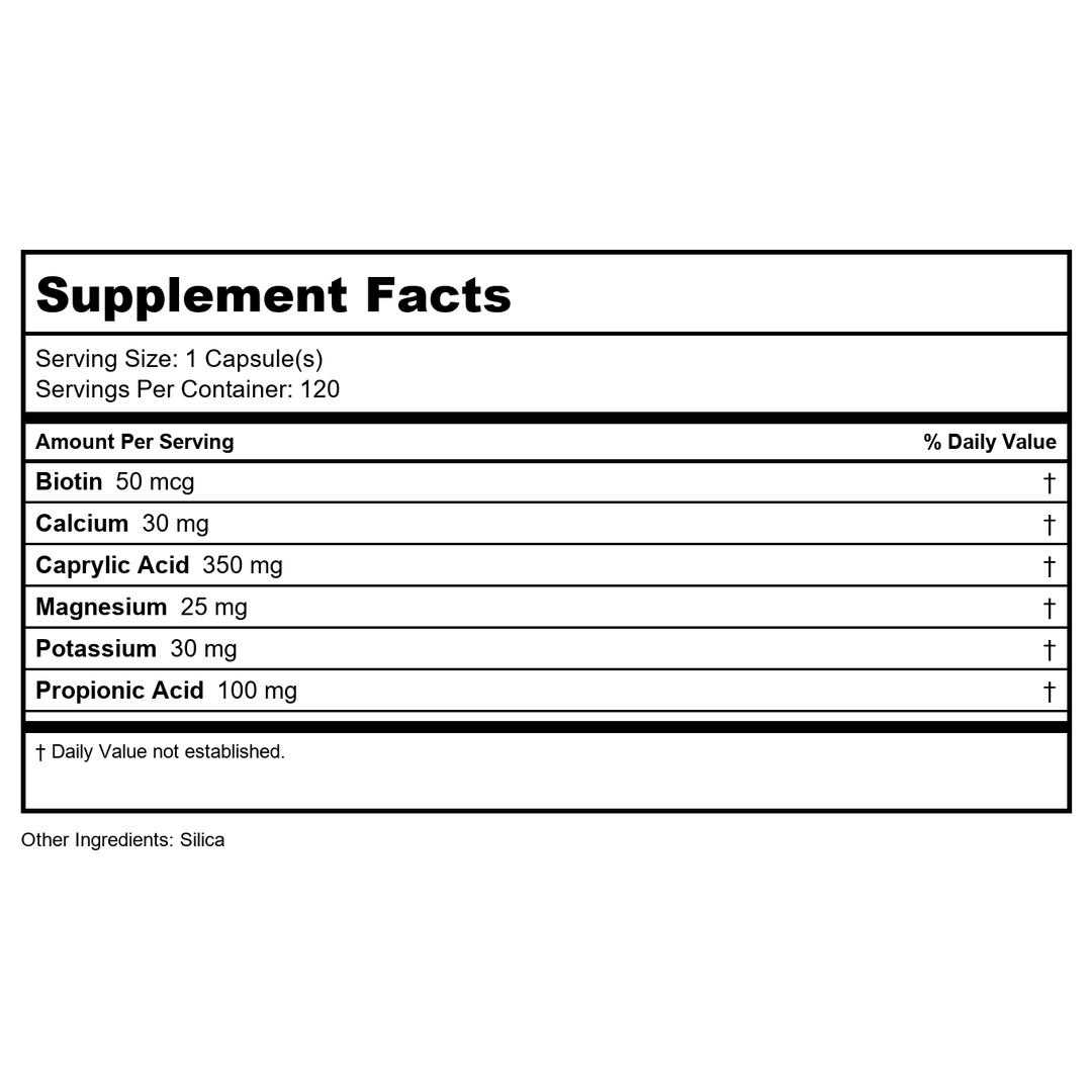 Vinco Magnesium Malate 90 Vcaps - Supplement Facts panel