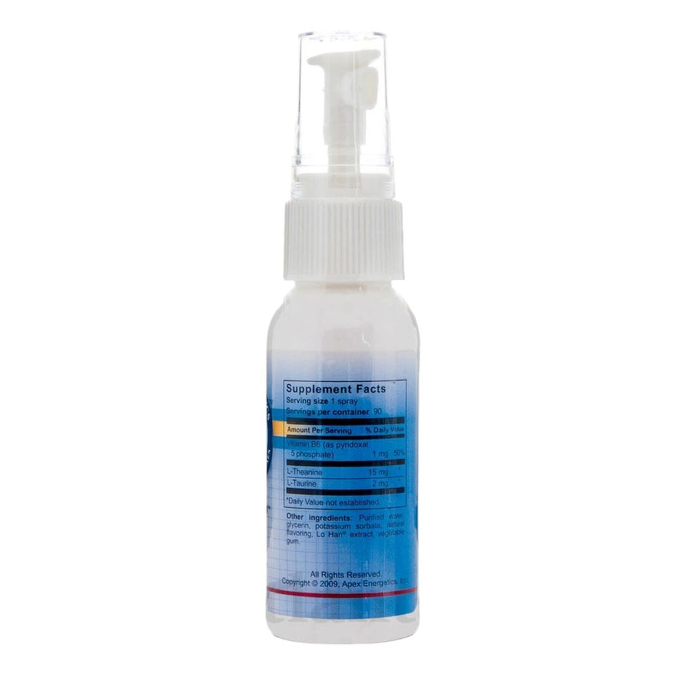 Apex Energetics GabaFlo 2oz Spray - K51 - - Supplement Facts panel
