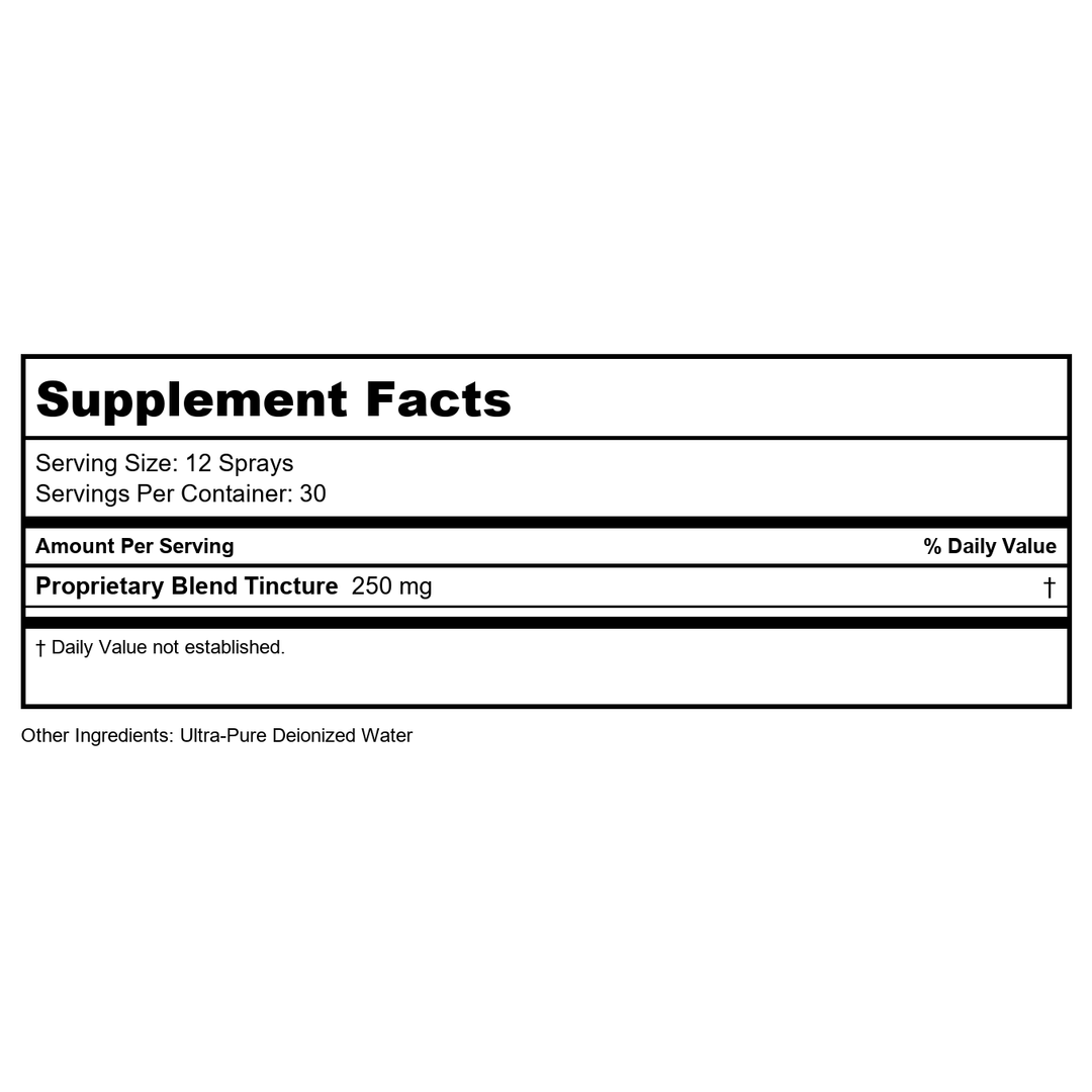 Results RNA Pure Energy Extra Strength 2oz - Supplement Facts panel