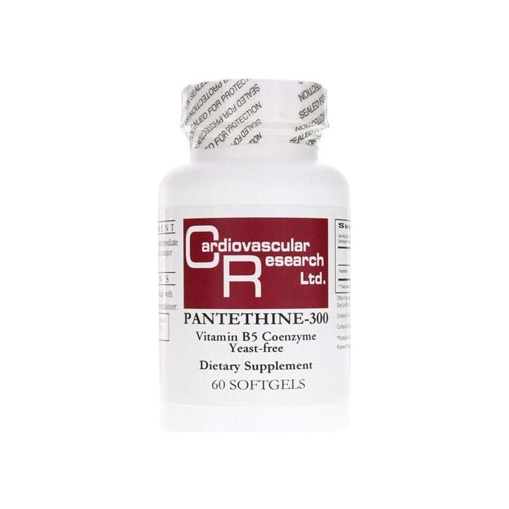 Cardiovascular Research Pantethine-300 60 Softgels - Supplement Facts panel