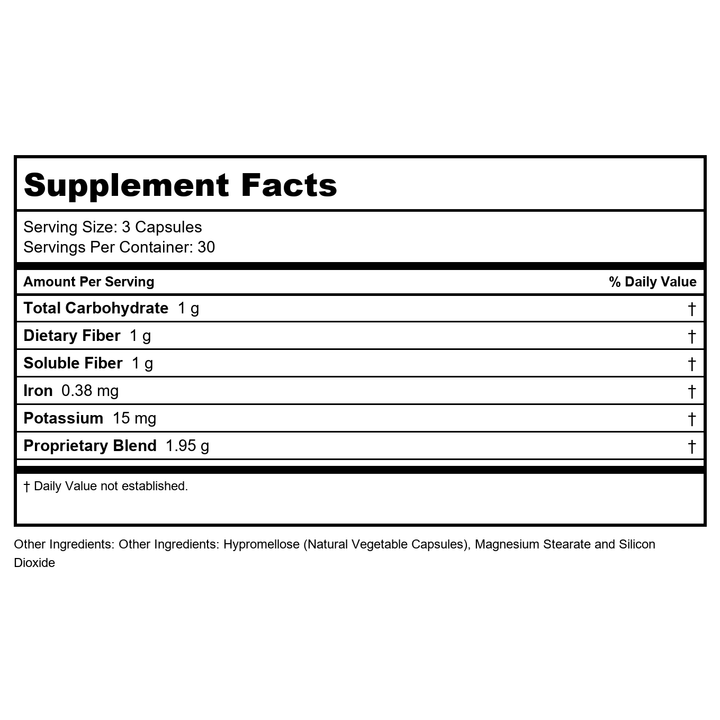 Ortho Molecular TruAdapt Plus 120 Capsules - Supplement Facts panel