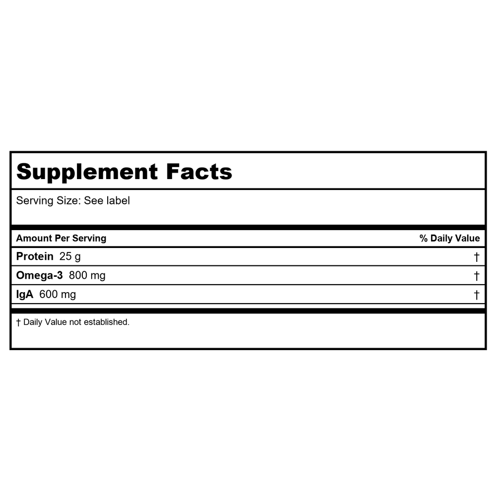 BioProtein Technology Complete 18.4 Oz - Supplement Facts panel