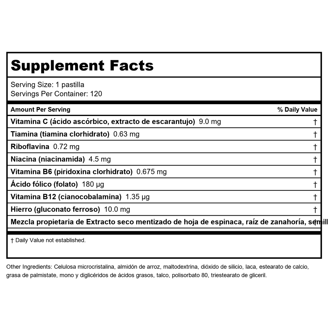 Gaia Salus Floradix Red Beet Crystals 7oz - B098NN8JK2 - Supplement Facts panel