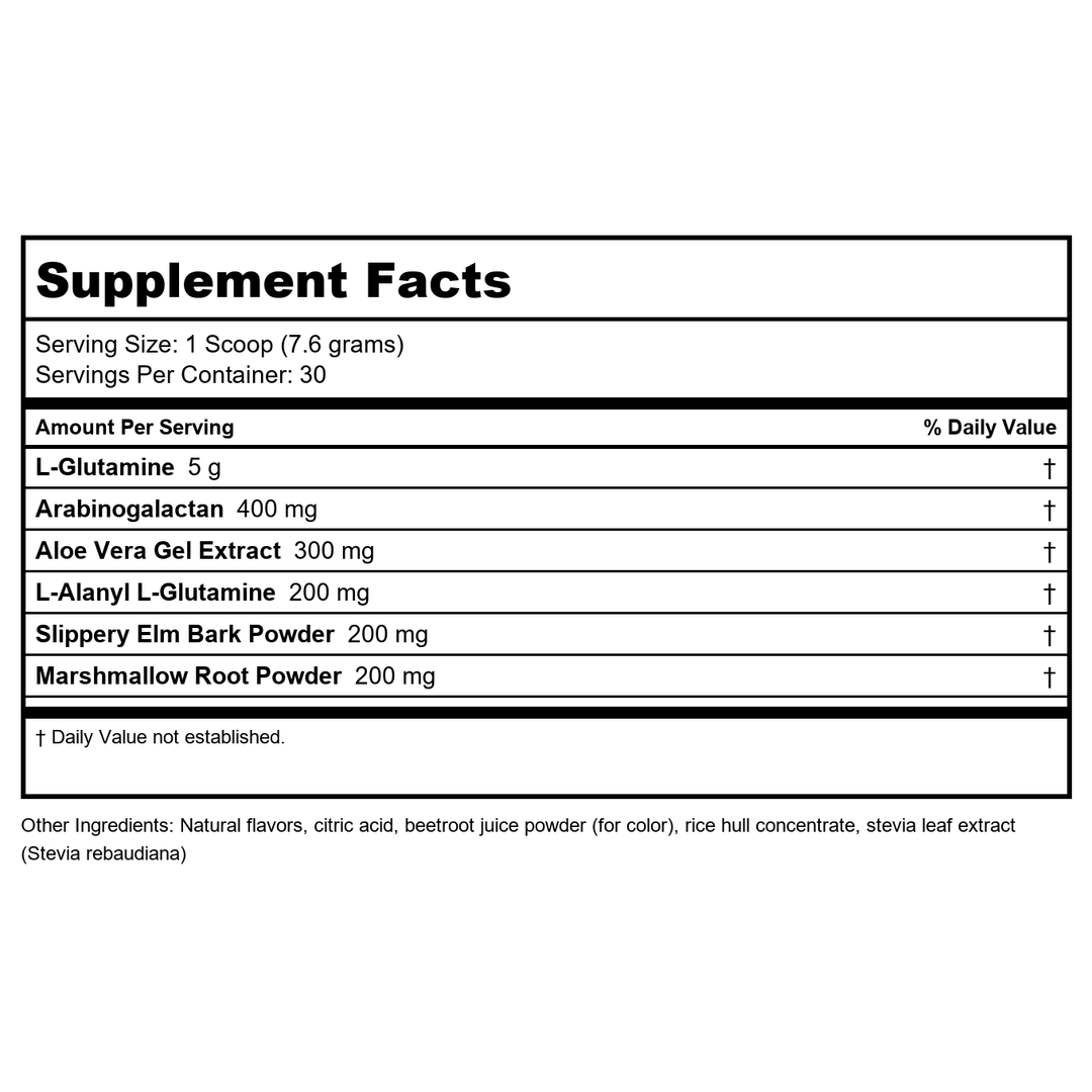 Innate Response GI Response 237 Grams - Supplement Facts panel