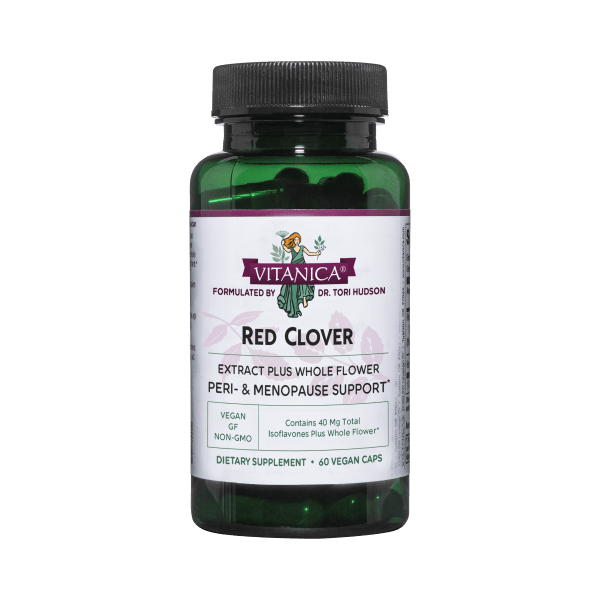 Vitanica Red Clover 60 Vcaps - Supplement Facts panel