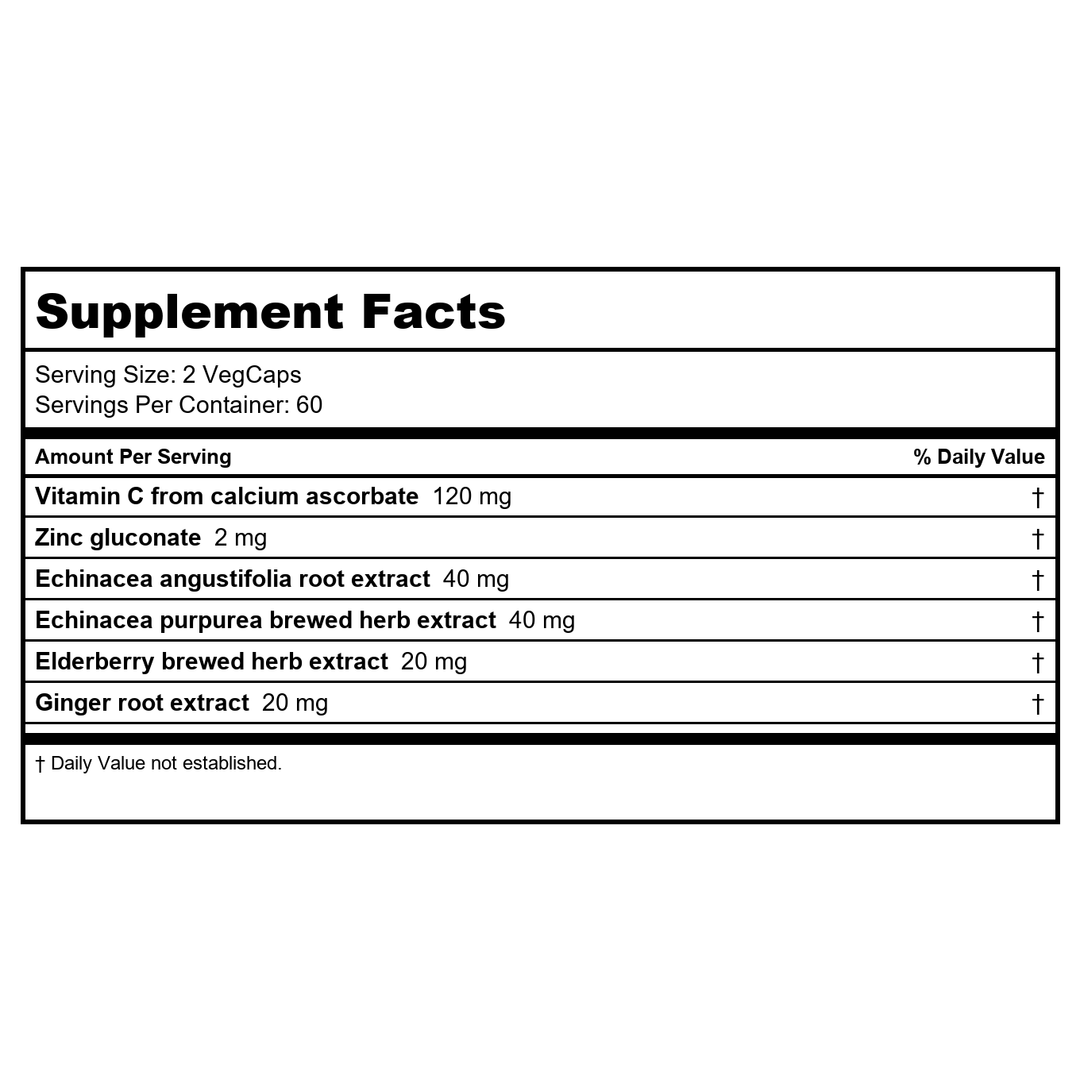 Zand Organic Herbal Lozenges Tropical 18 Count - Supplement Facts panel