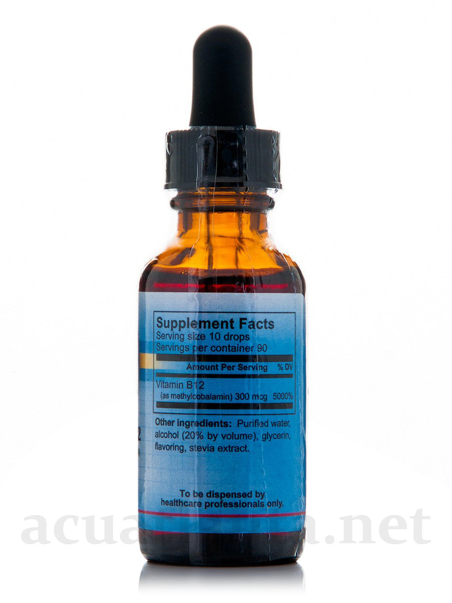 Apex Energetics Super B12™ 1 oz - Supplement Facts panel