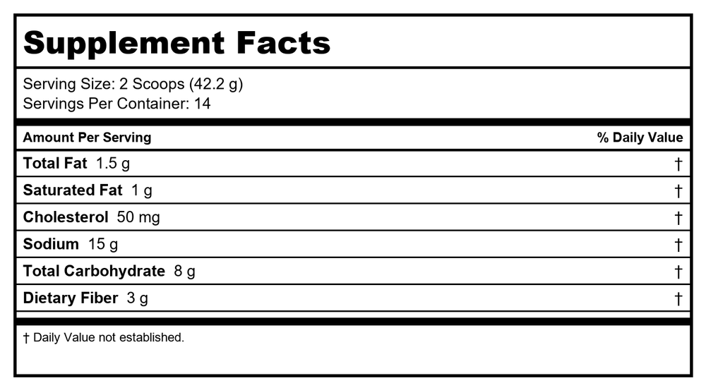 Nutra Biogenesis UltraLean Strawberry Banana 1.2 Pounds - B005969CM2 - Supplement Facts panel