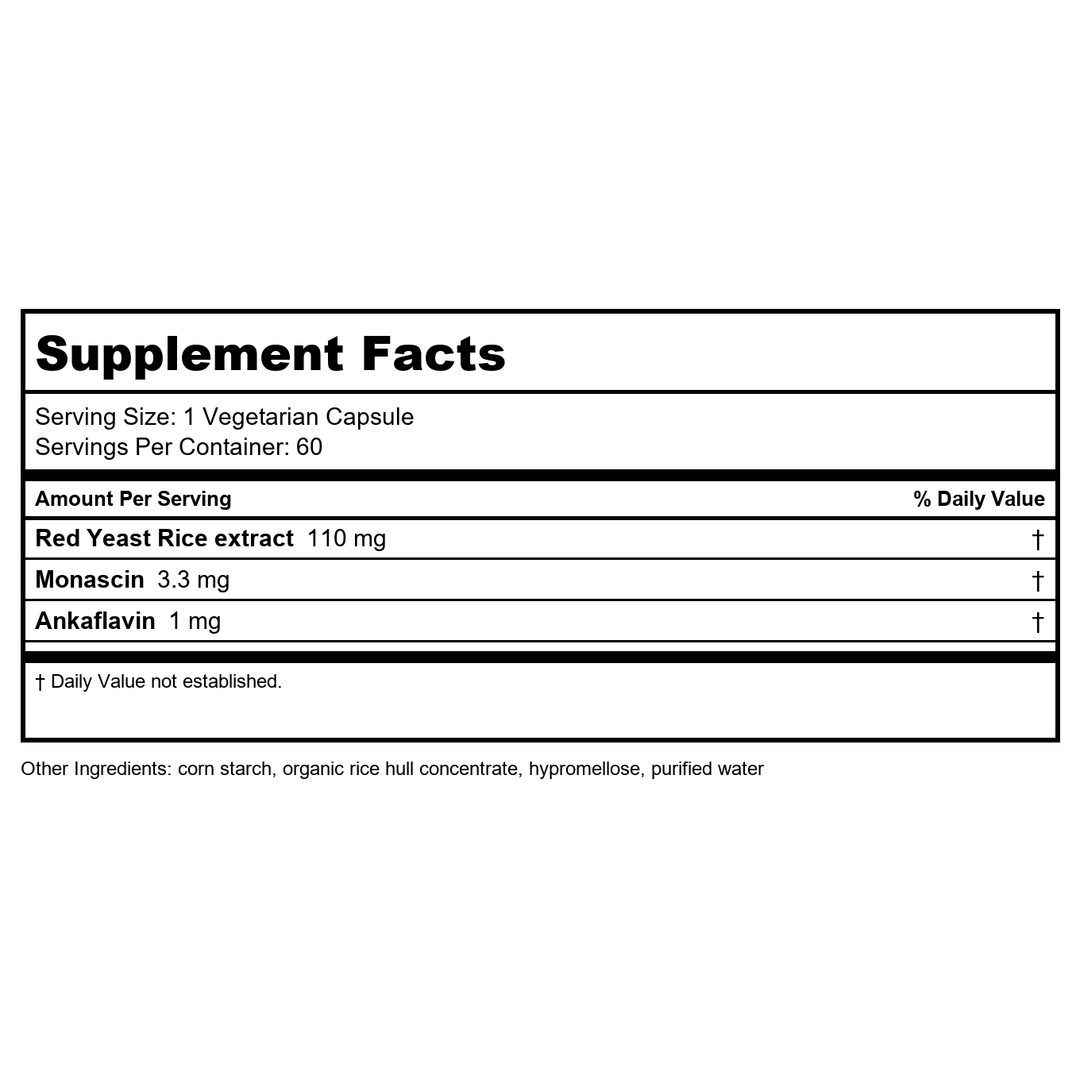 AOR Met Syn-568R 60 Vcaps - Supplement Facts panel
