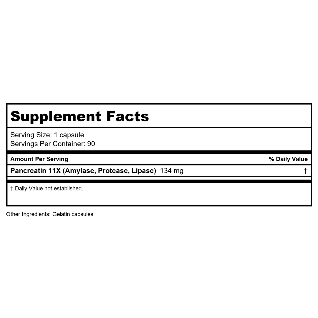 Now Foods Super Enzymes 90 Capsules - 2963 - 2 Pack - Supplement Facts panel