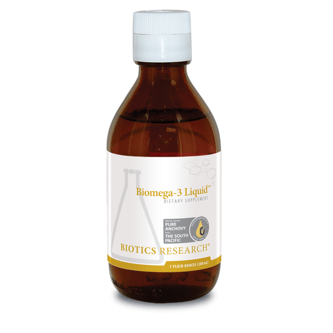 Biotics Research Biomega-3 Liquid 6.8 oz - Supplement Facts panel