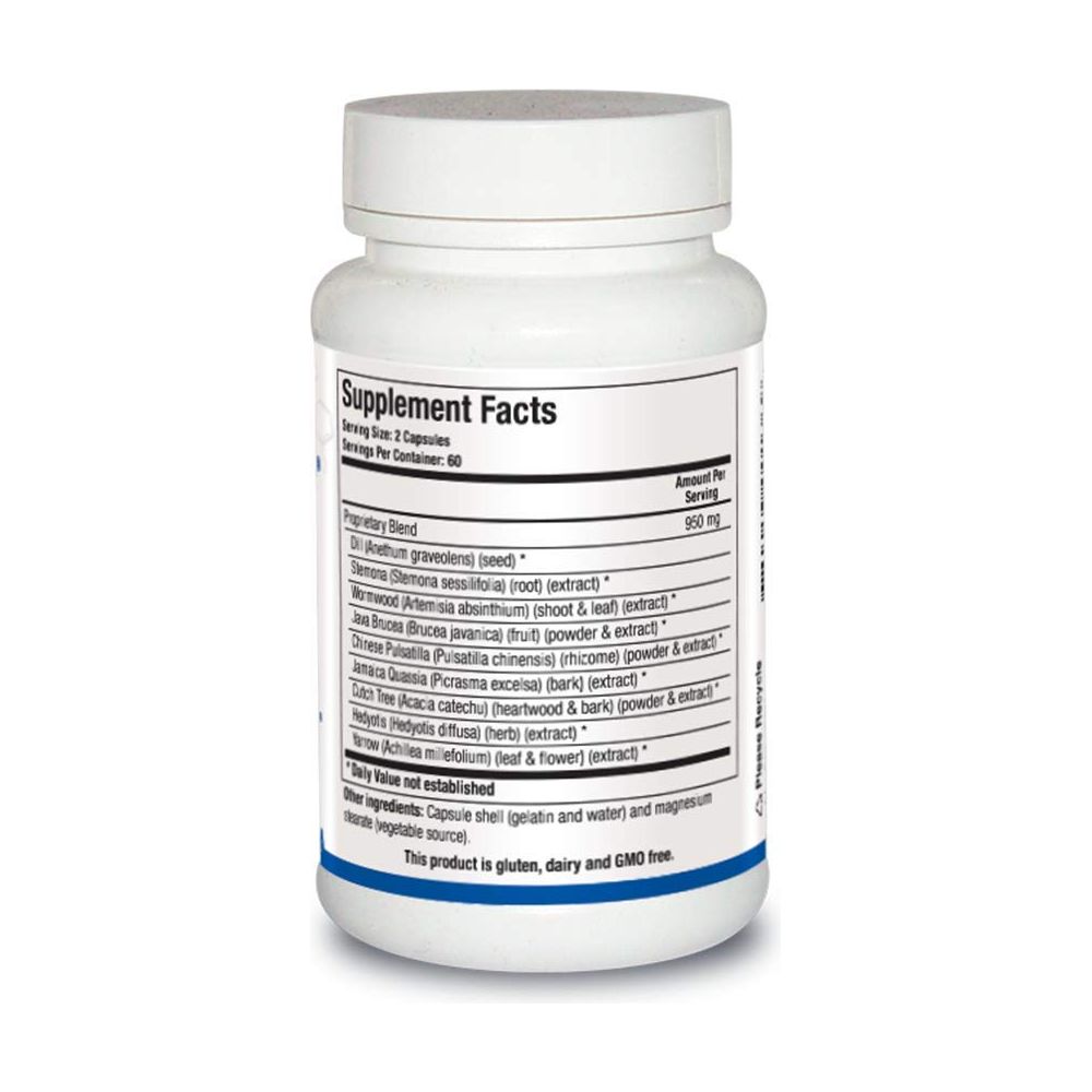 Biotics Research Dysbiocide 120 Capsules - Supplement Facts panel
