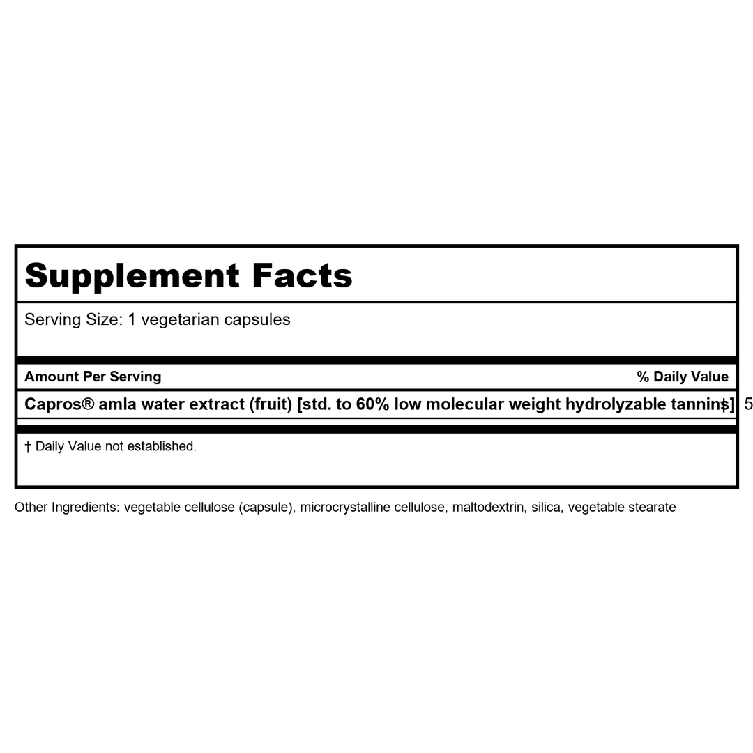Life Extension Advanced Lipid Control 60 Vcaps - 2 Pack - Supplement Facts panel