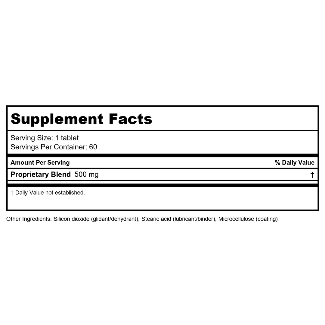 Kan Herb Essentials Eucommia and Rehmannia Combination 60 Tablets - Supplement Facts panel