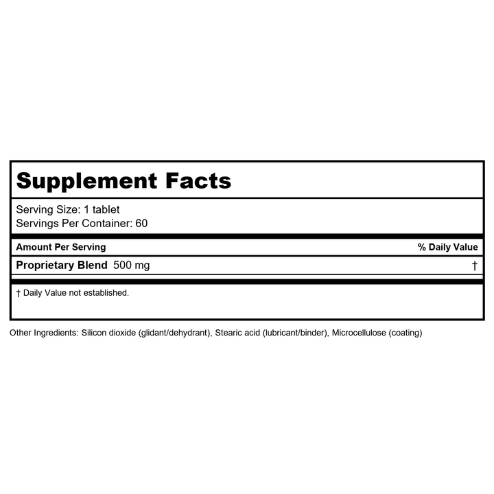 Kan Herb Essentials Eucommia and Rehmannia Combination 60 Tablets - Supplement Facts panel