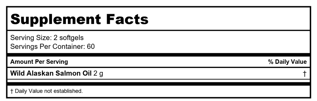New Chapter Wholemega Whole Fish Oil 120 Softgels - Supplement Facts panel
