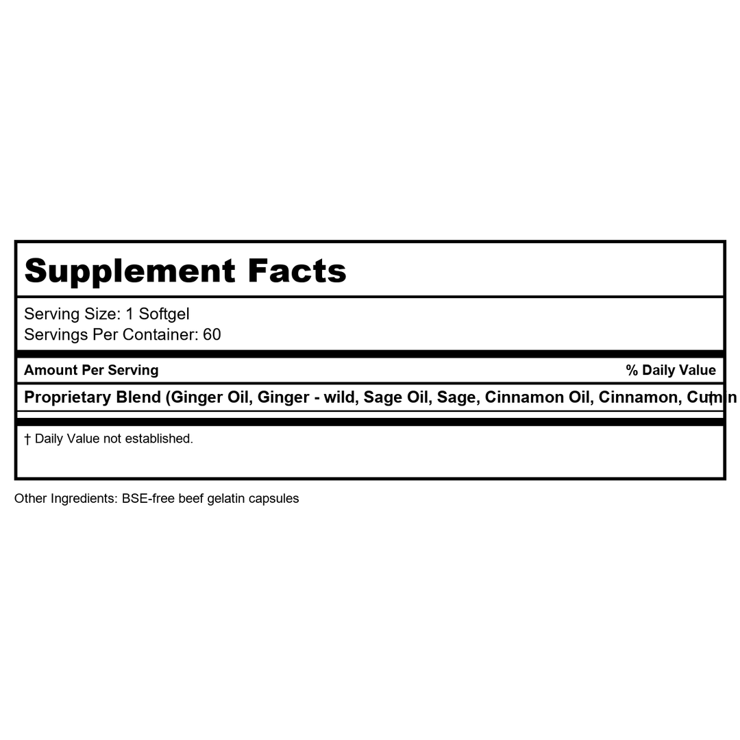 North American Herb Kid-E-Kare Orega-Cinn 2oz - NF0181 - Supplement Facts panel