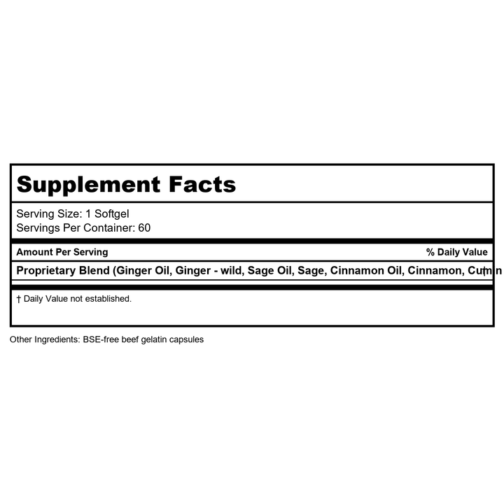 North American Herb Kid-E-Kare Orega-Cinn 2oz - NF0181 - Supplement Facts panel