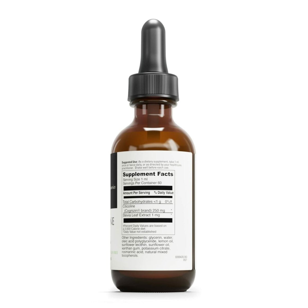 Davinci Liposomal Citicoline 2oz - Supplement Facts panel