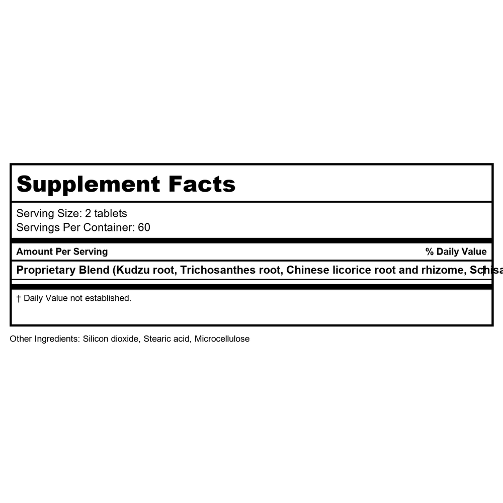 Kan Herb Traditionals Jade Spring Nourishing Formula 120 Tablets - - Supplement Facts panel